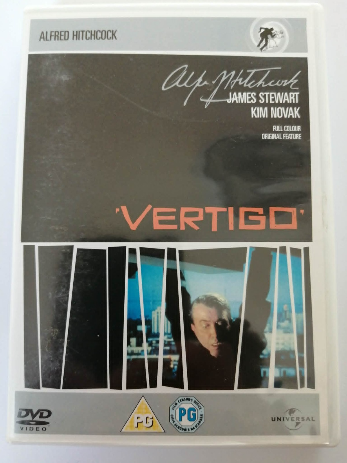 DVD Vertigo. Movie. James Stewart. Kim Novak. Barbara Bel Geddes. Tom Helmore