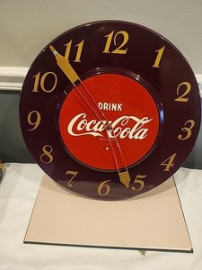 Vintage 1950s Telectron 18 inch Coca Cola Clock (NICE)
