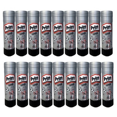 Pritt Silber Klebestift 20x 20 g   Metallic Alleskleber, lösemittelfrei 