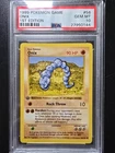 PSA 10 1st Edition Onix 56/102 - 1999 Base Set Thick Stamp Pokemon Card