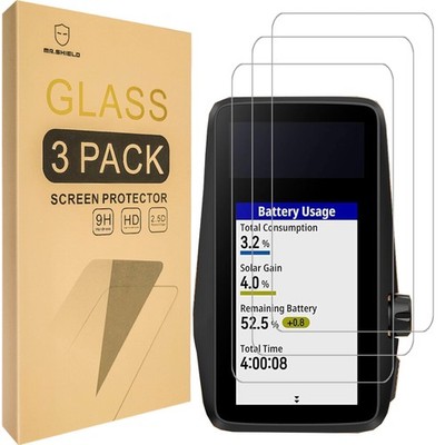 Mr.Shield Displayschutzfolie kompatibel mit Coros Dura [Hartglas] klar