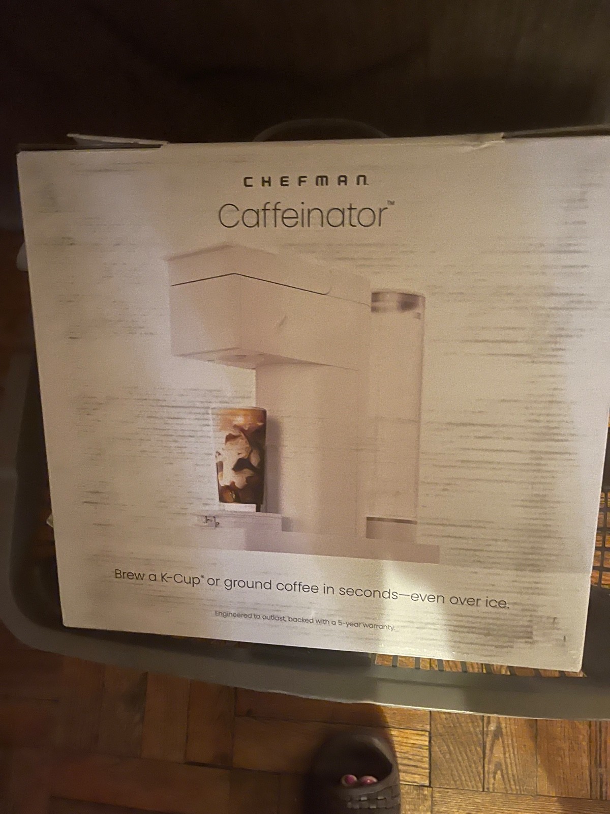 Chefman Caffeinator Single Serve Coffee Maker -NEW 