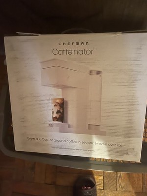 Chefman Caffeinator Single Serve Coffee Maker -NEW 