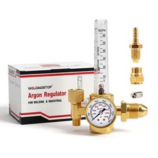 Argon CO2 MIG TIG Flow Meter Gas Regulator Gauge for MIG TIG Welding 0-60CFH ...