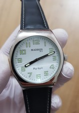 Madison N.Y. Big Apple Herrenarmbanduhr – Batterie neu, guter Zustand, elegant