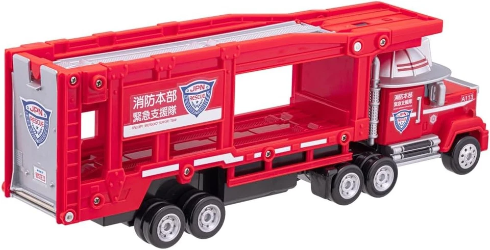 Takara Tomy Disney Pixar Cars Tomica Rush To The Scene! Mini coche portador de rescate Foto 3 de 4