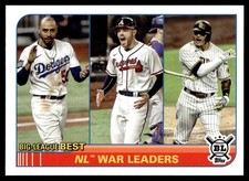 2021 Topps Big League Manny Machado/Freddie Freeman/Mookie Betts Atlanta Braves
