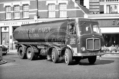 FOTO STEVINSON HARDY FUEL AEC MAMMUT MAJOR - 8 RAD TANKWAGEN 157 DLH