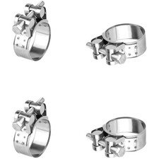 Gelenkbolzenschelle Edelstahl 304, 17-19mm, 4 St&uuml;ck, Rohrschelle, Auspuffschelle