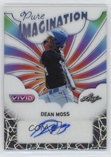 2025 Leaf Vivid Pure Imagination Holo Platinum Laser 2/10 Dean Moss Auto 13u1