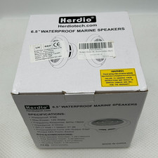 Herdio 6.5" Waterproof Marine Speakers Model HMS-6005 White NEW     AC4