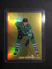 2025-26 Upper Deck Allure Color Flow Orange-Yellow Jason Robertson