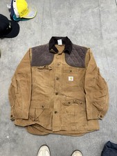 Vtg Carhartt XXL Duck Hunting Jacket Brown Ch...