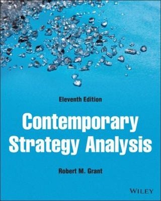 Contemporary Strategy Analysis Paperback Robert M. Grant