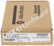 Open Pre-owned Allen Bradley 1746-NO4I /A SLC 500 4-Ch Current Output Module