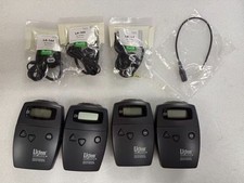 Lot of 4 Listen Technologies LR-500-072 Programmable Display RF Receiver 72MHz