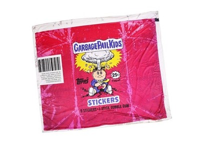 Creepy Co Garbage Pail Kids Wrapper Throw Blanket 60 x 50 Couch Cover Soft Pink