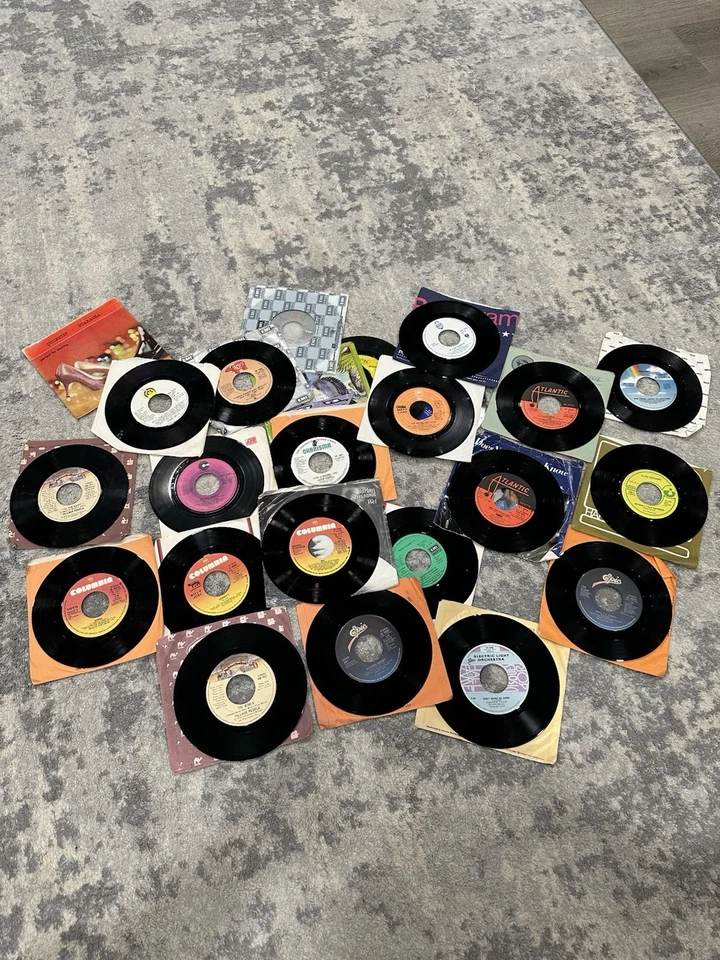 Vintage 7-inch Vinyl Records – Lot of 20 Classic Singles - Image 3 of 4