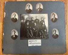 14” x 16” PHOTOGRAPHS 1902-1903 HALL’S CHAMPIONS MEN’S COLLEGE FIELD HOCKEY TEAM