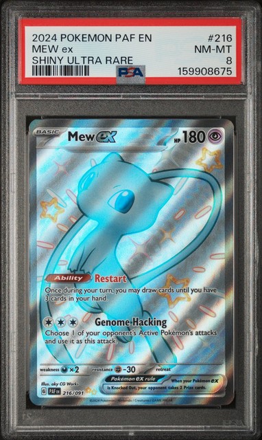 Mew ex #216 (Paldean Fates (2024))