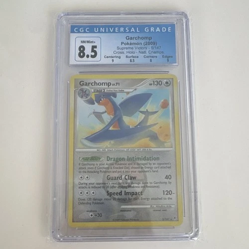 CGC 8.5 Garchomp 5/147 Supreme Victors 2009 Holo Rare English