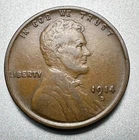 1914-D  LINCOLN CENT  VF  KEY DATE  #2216