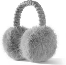 Muffs for Winter Women - Faux Fur Earmuffs, Soft Warm Stylish Ear Muffs for Wome
