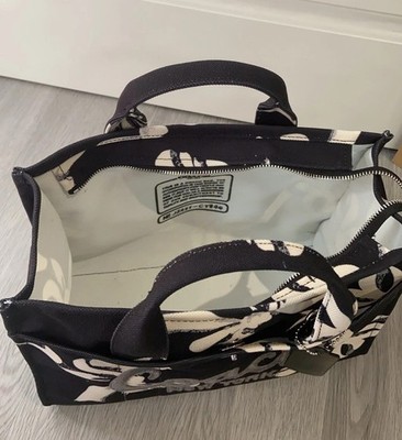 COACH Cargo Tote Bag With Bow Print Black CY844 NEW Outlet | eBay