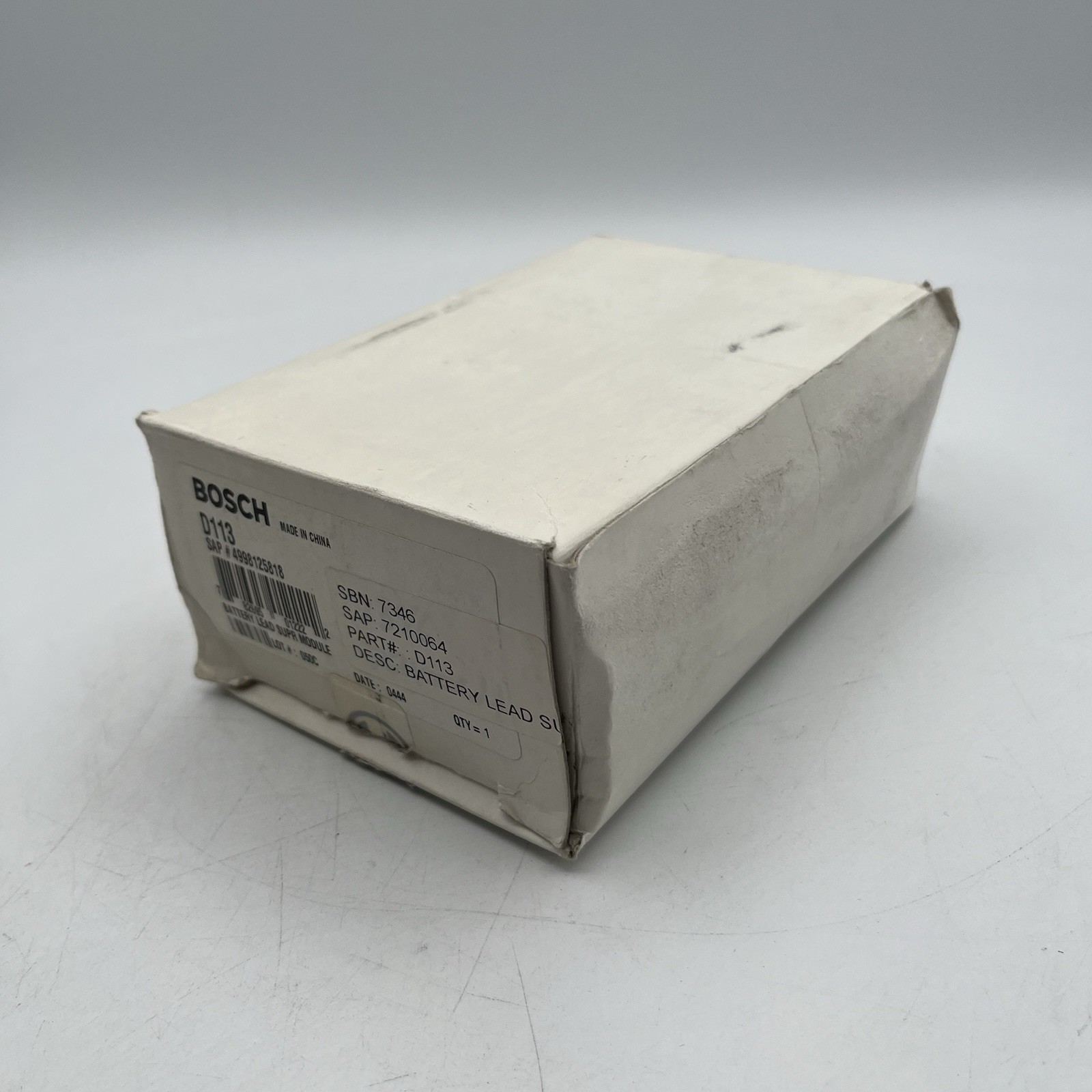 NEW IN BOX!! BOSCH Radionics Battery Lead Supervision Module 12V - D113