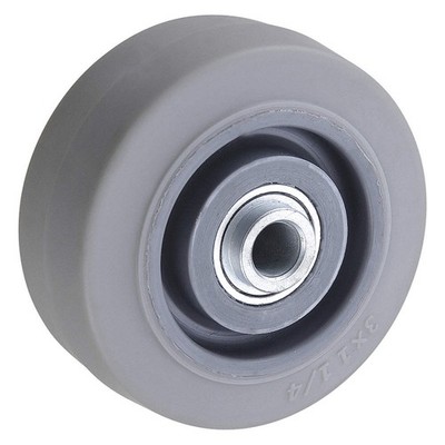 GRAINGER APPROVED XS0303106 Caster Wheel,3''dia,200 lb,Gray 5VT70