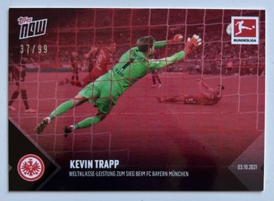 Topps Now Bundesliga 2021 043 Kevin Trapp /99 Parallel Eintracht Frankfurt DE 43