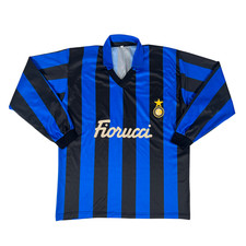 INTER MILAN 90s Bootleg Home Football Shirt L Italy Vintage Soccer Jersey