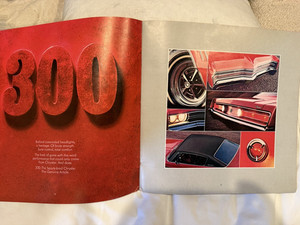 1968 Chrysler Original Sales Brochure New Yorker, Town & Country, 300, Newport