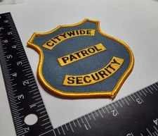 City Wide Patrol Security Patch Hook Loop High Quality New Patch Fast Shipping