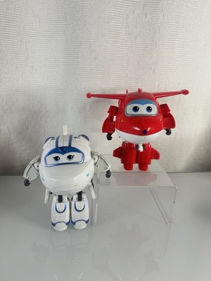 Super Wings 5'' Transforming Jett and Astra Plane Action Figures
