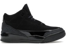 Size 1Y Jordan 3 Retro Black Cat 2025 PS
