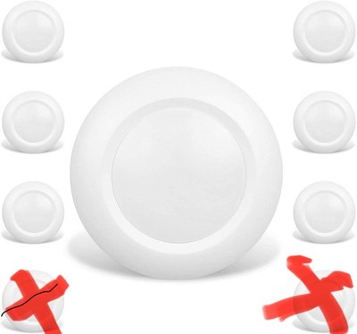 Jullison  6 Pack LED Disk Light 6'' Recessed/Surface Mount 15W 900lm 5000K White