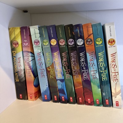 Lot Of 11 Wings Of Fire Books By To T.  Sutherland 1-9, 11 plus Dragonslayer