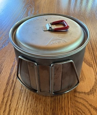 MSR Seagull Ultralight  Titan Titanium .85L Kettle - Pot, Mug, Bowl w/ Cozy
