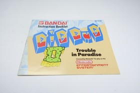 Super Mario Bro Duck Hunt & Dig Dug II 2 Nintendo Nes Instruction Manuals Only