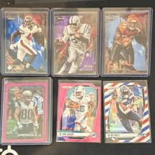 Panini 2023 NFL Prizm/Mosaic 6-Card Lot Lenny Moore Chad Johnson Achane