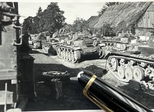 Photo 1939 Panzerdivision auf dem Weg nach Warschau Poland Polen Photo album