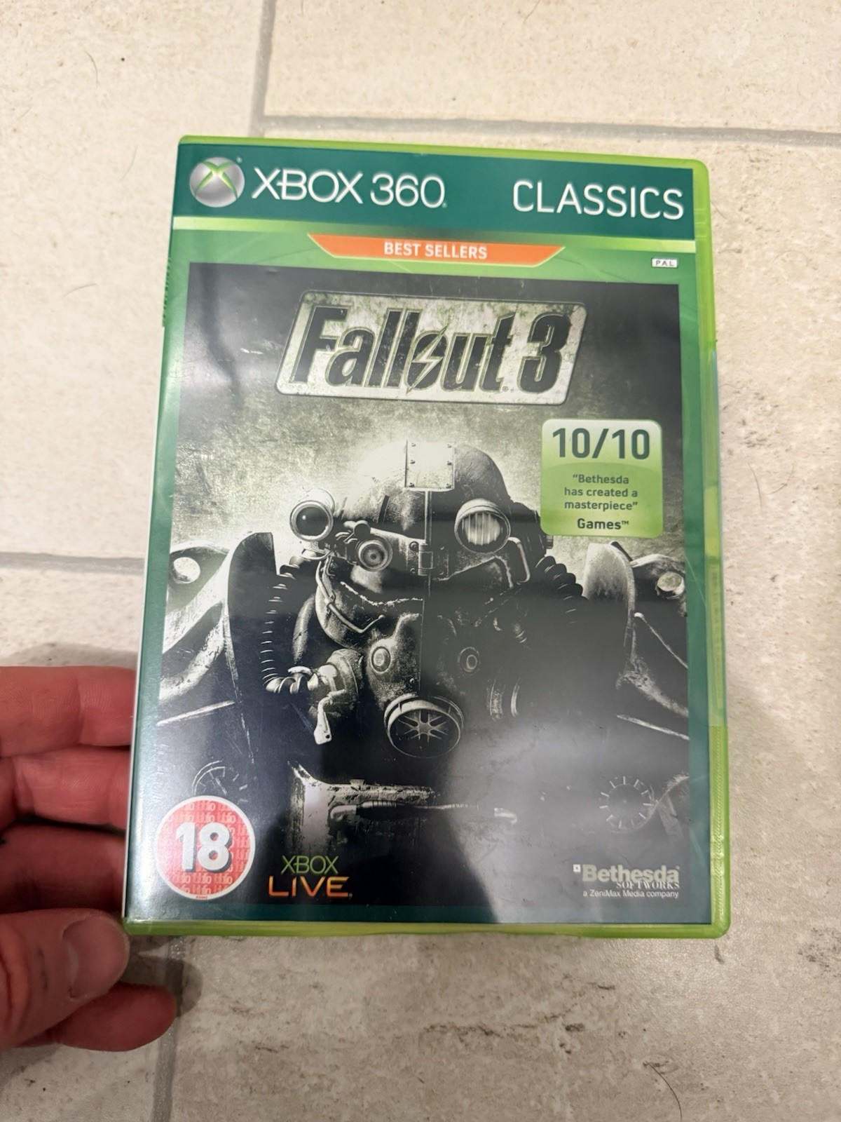 Fallout 3 Xbox 360 Classics Best Sellers Complete Used