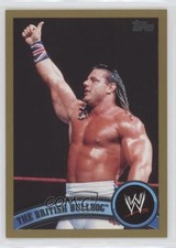 2011 Topps WWE Gold 43/50 The British Bulldog #90 9aj