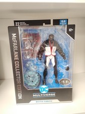Mister Terrific DC McFarlane Platinum Chase Figure DC Multiverse 27 Black Mask