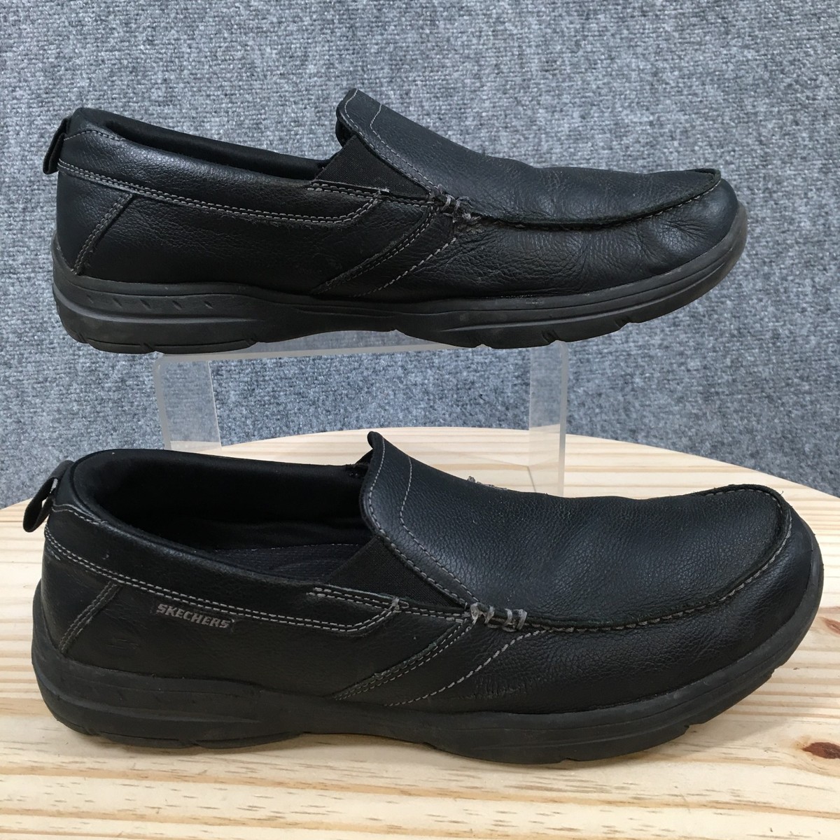 Skechers Shoes Relaxed Fit Harper‎ Forde Loafer Black . Leather Round Men main image 2