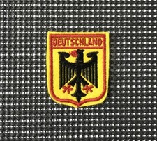 Vintage DEUTSCHLAND Coat Of Arms Shield Germany Travel Souvenir Sew-On Patch