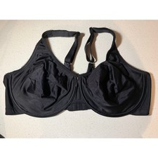 Wacoal Womens Basic Beauty Full Figure Underwire Bra Black 44D 855192