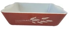 Vintage Pyrex Autumn Harvest Wheat Refrigerator Dish Casserole #503-B NO LID EUC