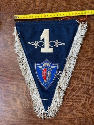 PARACHUTISTE CAVALERIE FANION 11 EME ESCADRON 1ER RHP * - Photo 1/2
